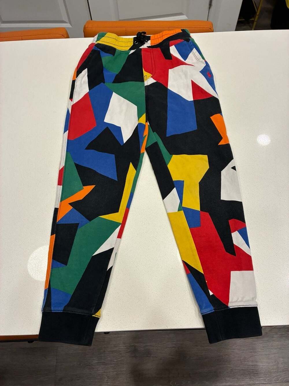 Polo Ralph Lauren Kids Multicolor Abstract Double-Knit Jogger Pants